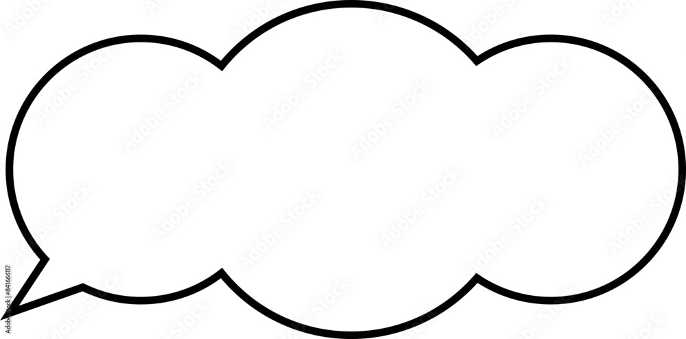 Speech bubble with different shapes. Message box for speaking, talking, thinking, describe and illustration Speech bubble with different shapes. Message box for speaking, talking, thinking, describe and illustration