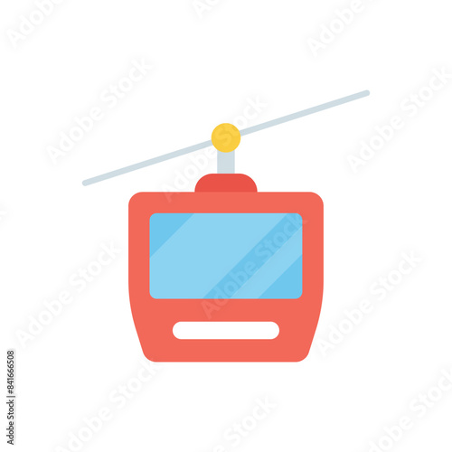 Cable Car vector icon