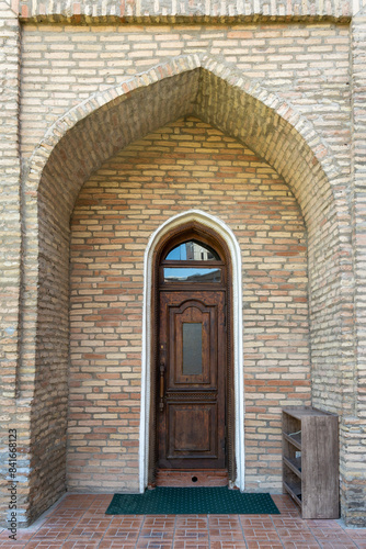 old door in wall