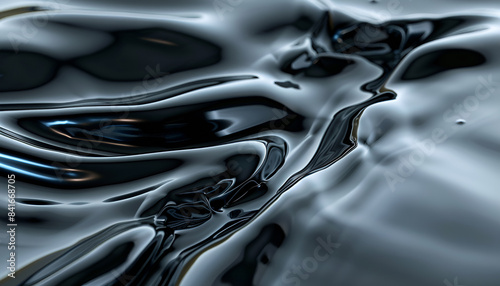 surface detail rendering, smooth visual concept with smooth curve, liquid textured surface