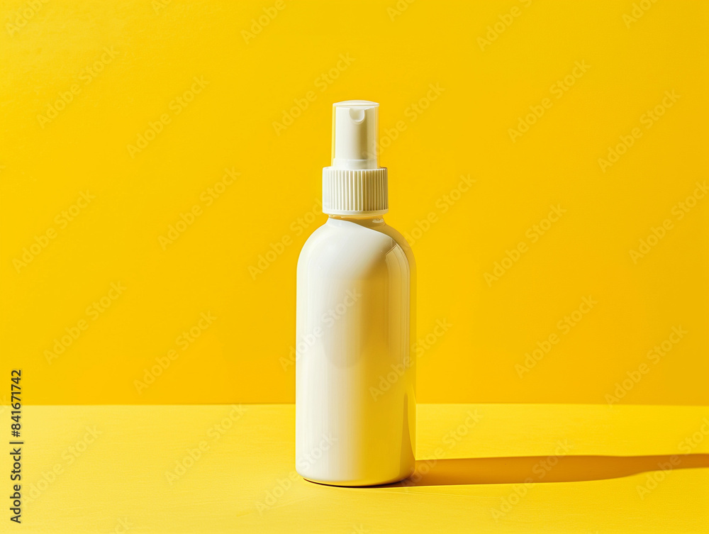 Plain blank liquid pump spray bottle mockup bold yellow modern skin cosmetic spa beauty lotion product packaging minimal simple plain cosmetic empty plastic package branding label template isolated Plain blank liquid pump spray bottle mockup bold yellow modern skin cosmetic spa beauty lotion product packaging minimal simple plain cosmetic empty plastic package branding label template isolated
