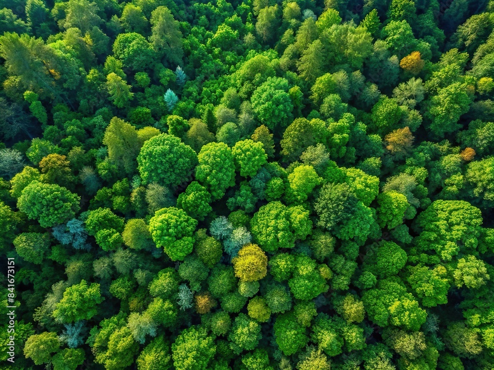 Aerial view of a lush summer forest highlighting conservation and environmental issues, summer, forest, bird's eye view, conservation, environmental, problems, green, background