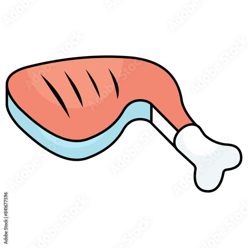 An icon design of drumstick