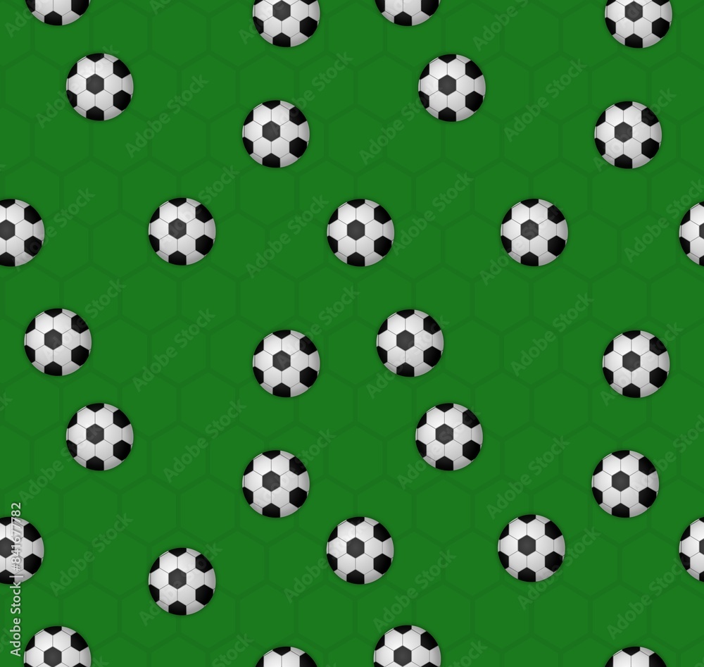 green soccer background pattern with balls green soccer background pattern with balls