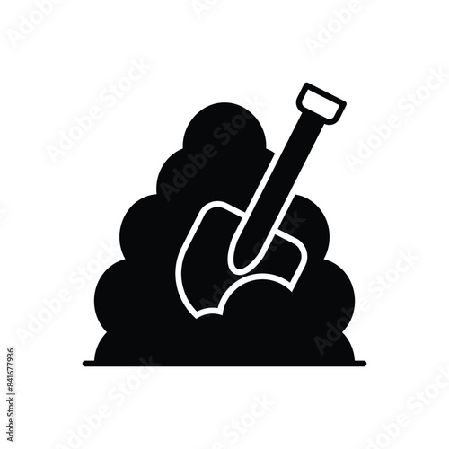  Shovel vector icon