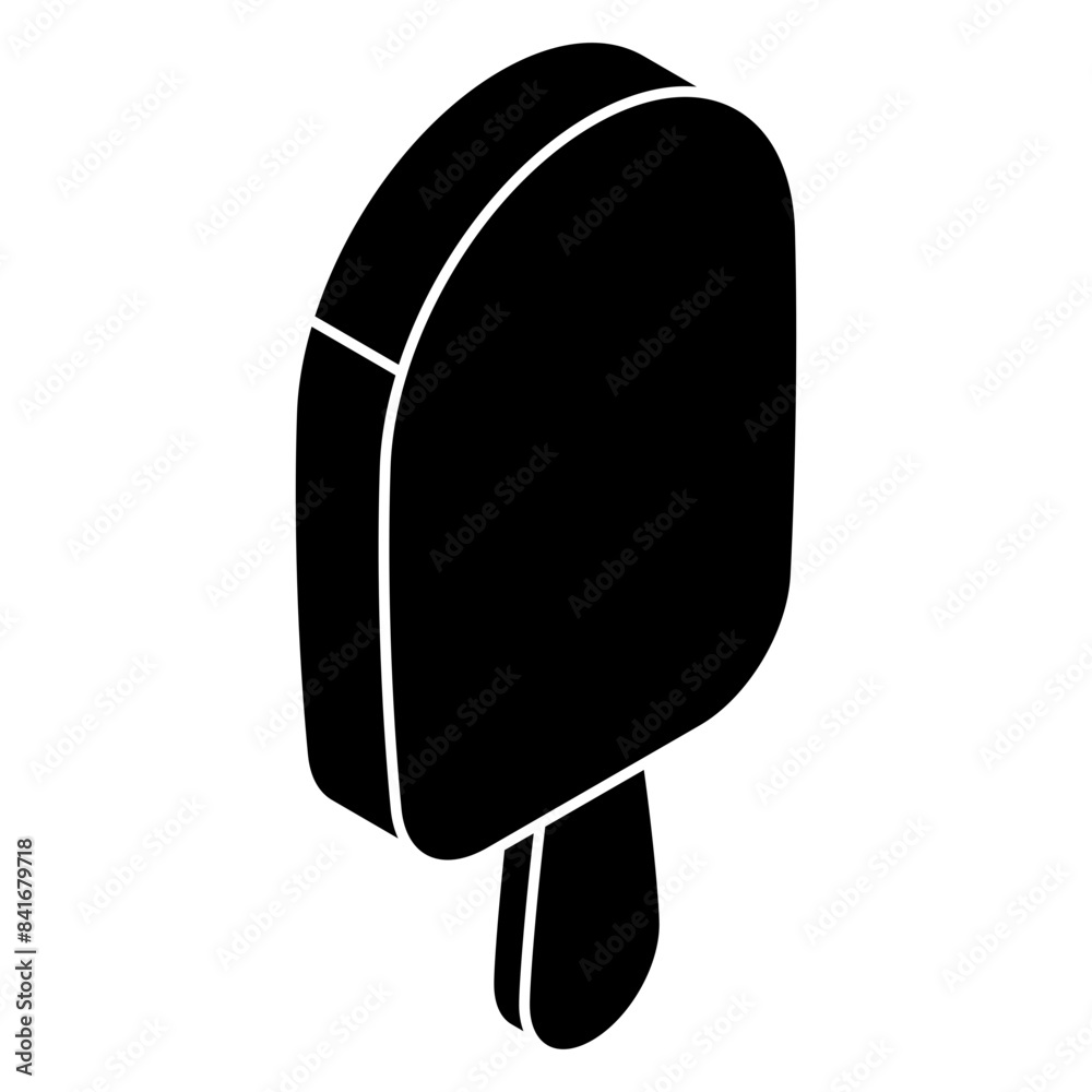 An icon design of popsicle An icon design of popsicle