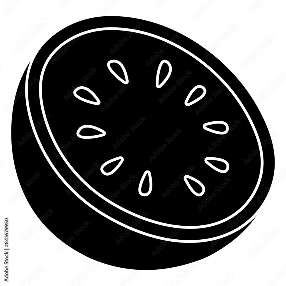 Perfect design icon of watermelon Perfect design icon of watermelon