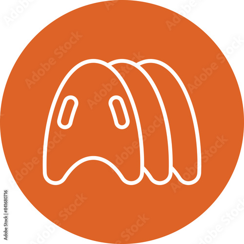 Pool kickboard icon line circle icon