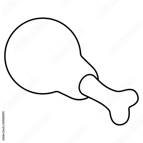 An icon design of drumstick