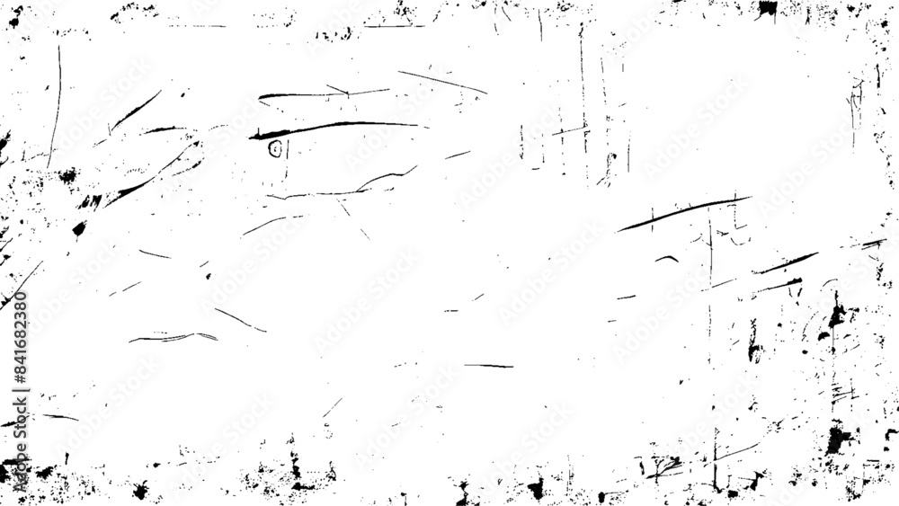 Abstract dirty or scratch aging effect. Dusty and grungy scratch texture material or surface. Black grainy texture isolated on white background. Distressed overlay texture. Vector Illustration. Abstract dirty or scratch aging effect. Dusty and grungy scratch texture material or surface. Black grainy texture isolated on white background. Distressed overlay texture. Vector Illustration.