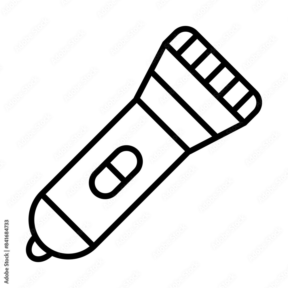Torchlight line icon Torchlight line icon