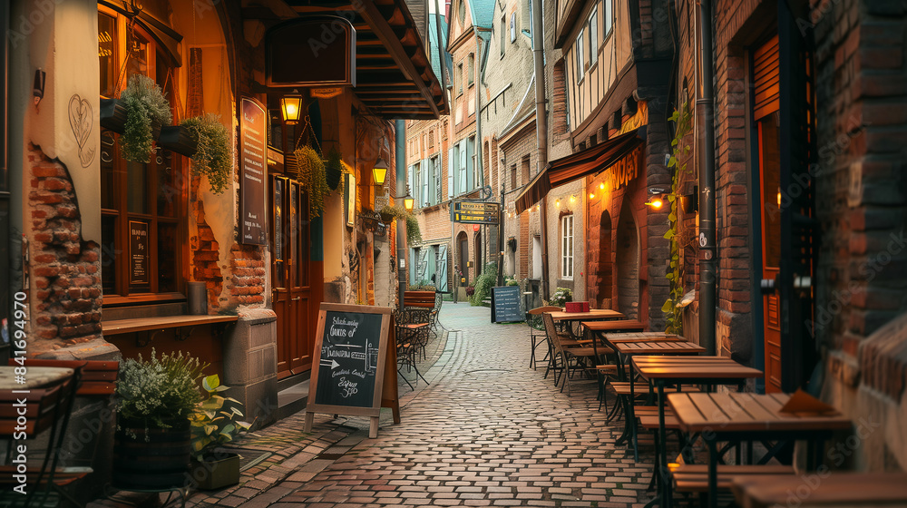 Obraz premium Stunning capture of a picturesque Italian coastal town, showcasing vibrant buildings and cozy streets