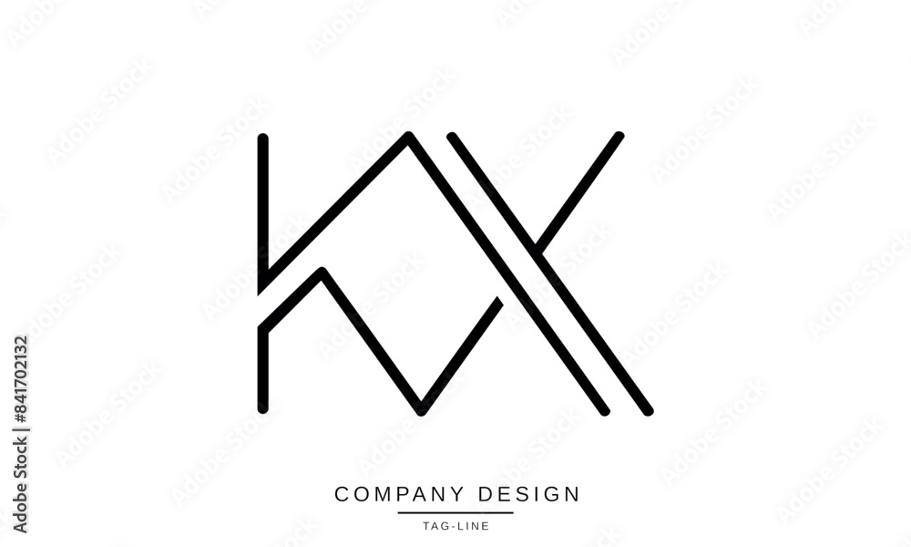 KX, XK Abstract letters Logo Monogram design Font Vector Symbol Initials KX, XK Abstract letters Logo Monogram design Font Vector Symbol Initials