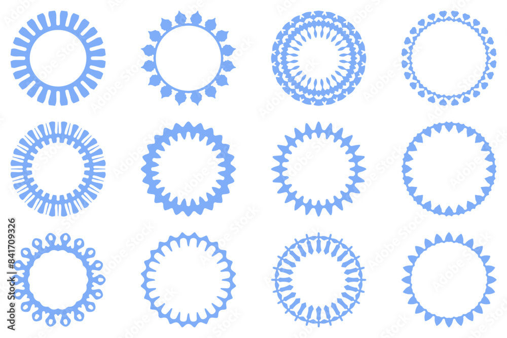 Decorative ornament frame set design