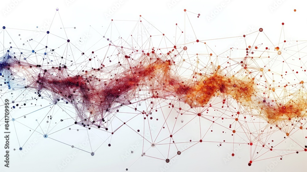 illustration of a network illustration of a network