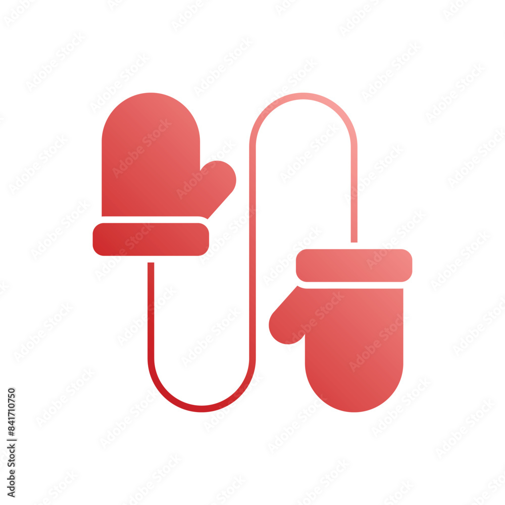 Mittens vector icon Mittens vector icon