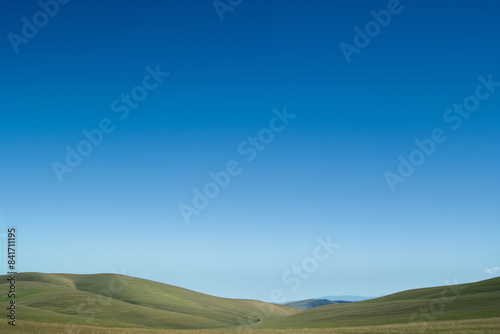 The clear blue sky without clouds. A natural background for images.  © Marraco