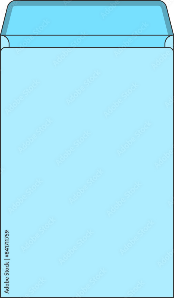 Fototapeta premium Cartoon of paper envelope illustration. 