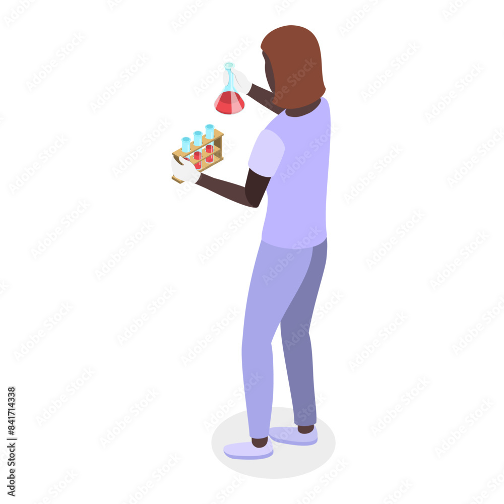 3D Isometric Flat Vector Set of Therapist Characters, Healthcare Medic Specialists. Item 5 3D Isometric Flat Vector Set of Therapist Characters, Healthcare Medic Specialists. Item 5