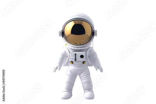 a toy astronaut with a gold helmet © TONSTOCK
