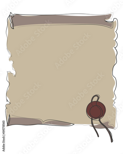 Hand drawn line art vector of Classic literature elements set. Ancient books and love for literature.