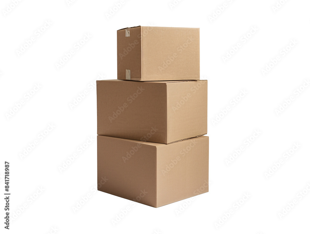 a stack of cardboard boxes a stack of cardboard boxes