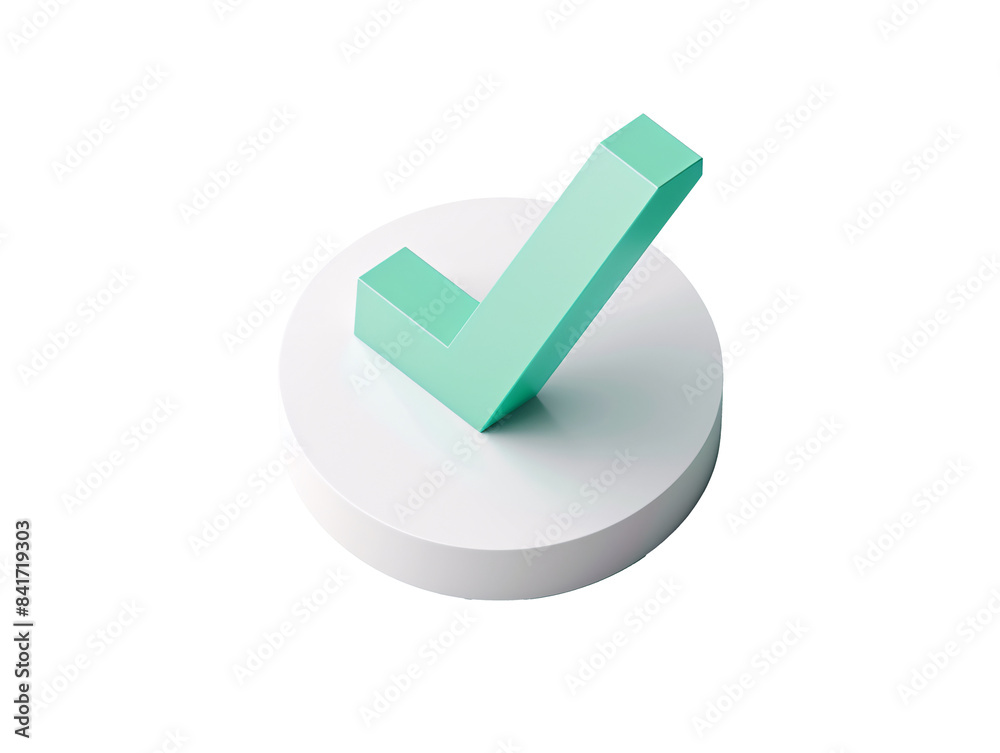 a green tick on a white circle a green tick on a white circle