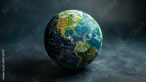 A globe representing the interconnectedness of all living things,