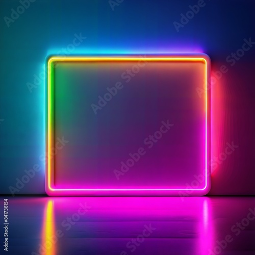 neon color dialog box, commercial border