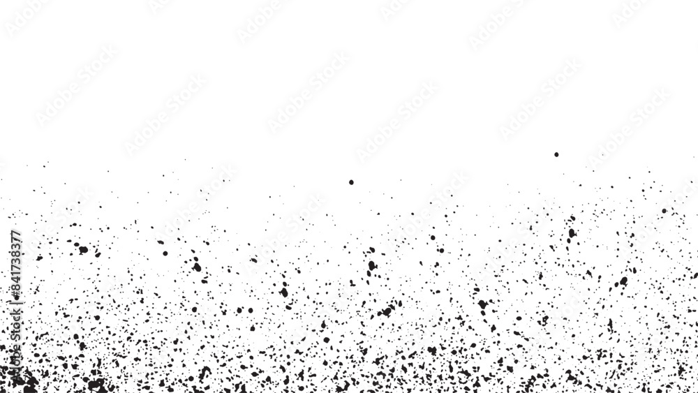 grunge overlay. Paint texture with spray effect and drop ink splashes. Vector grunge overlay. Paint texture with spray effect and drop ink splashes. Vector