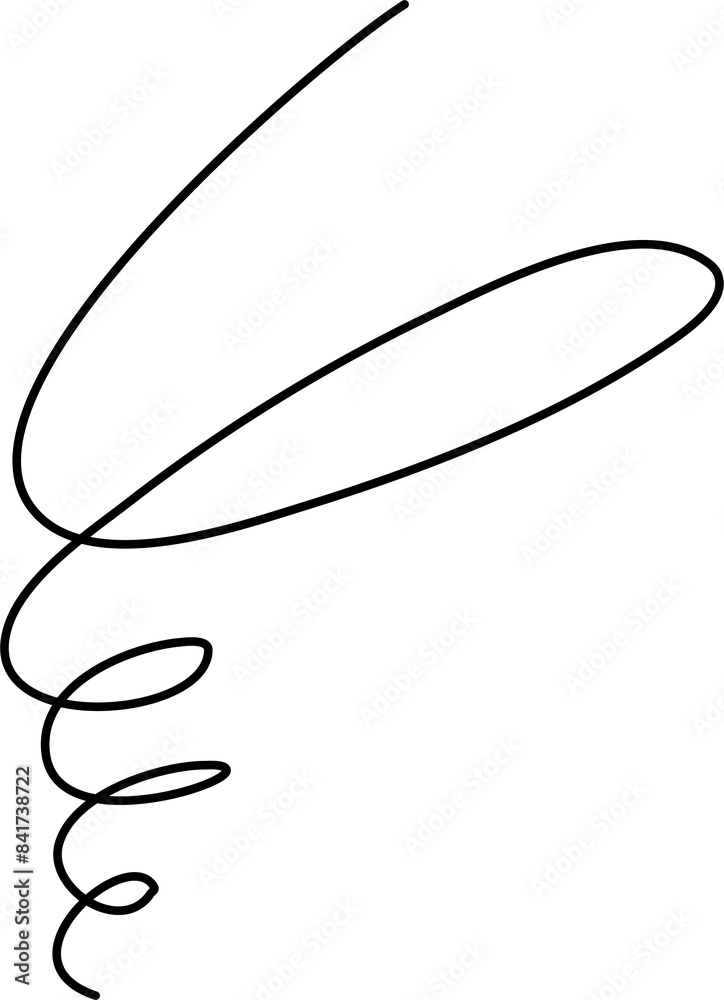 Spiral and swirl line icon. Element for design Spiral and swirl line icon. Element for design