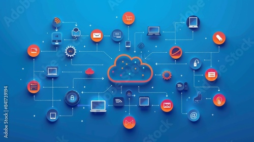 Efficient cloud computing for secure and convenient data storage