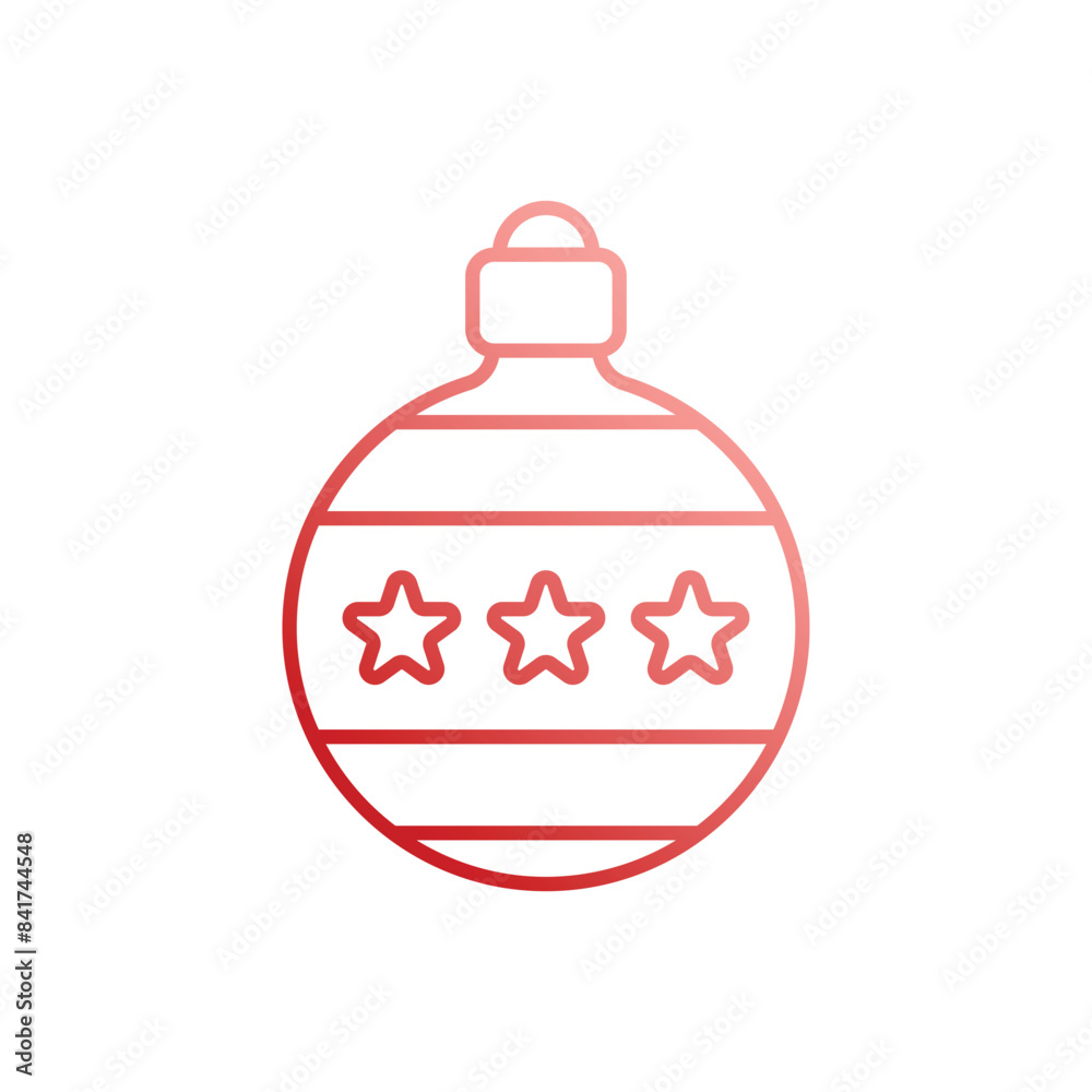 Bauble vector icon Bauble vector icon
