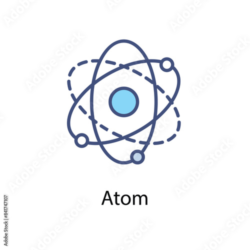 Atom vector icon