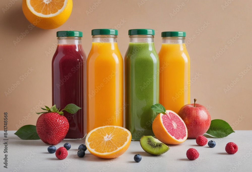 a fruit juice with different juices a fruit juice with different juices