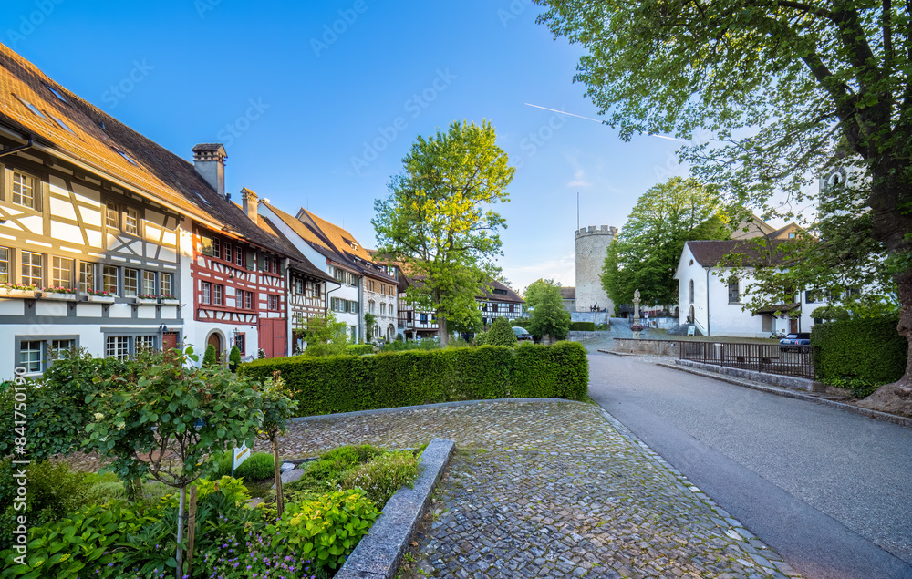 Fototapeta premium Swiss medieval village of Regensberg