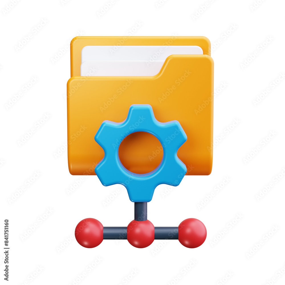 connection network 3d render icon connection network 3d render icon