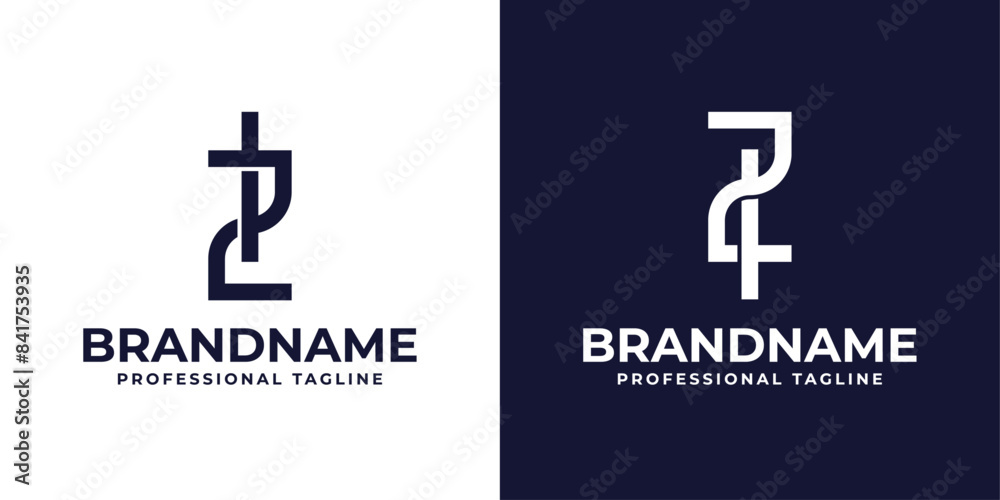 Letters ZI and IZ Monogram Logo, suitable for any business with IZ or ZI initials Letters ZI and IZ Monogram Logo, suitable for any business with IZ or ZI initials