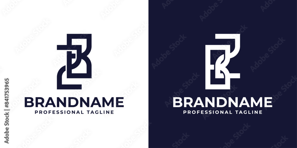 Letters ZB and BZ Monogram Logo, suitable for any business with BZ or ZB initials Letters ZB and BZ Monogram Logo, suitable for any business with BZ or ZB initials
