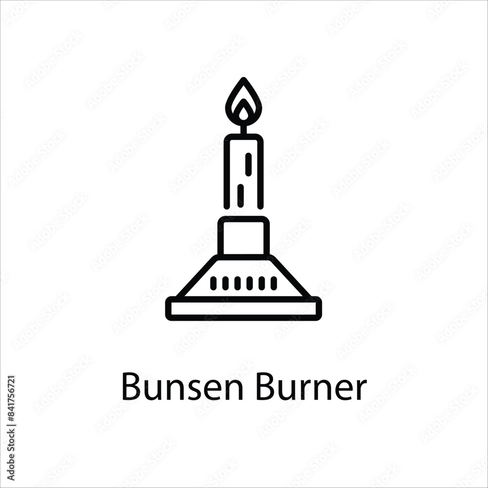 Bunsen Burner vector icon Bunsen Burner vector icon