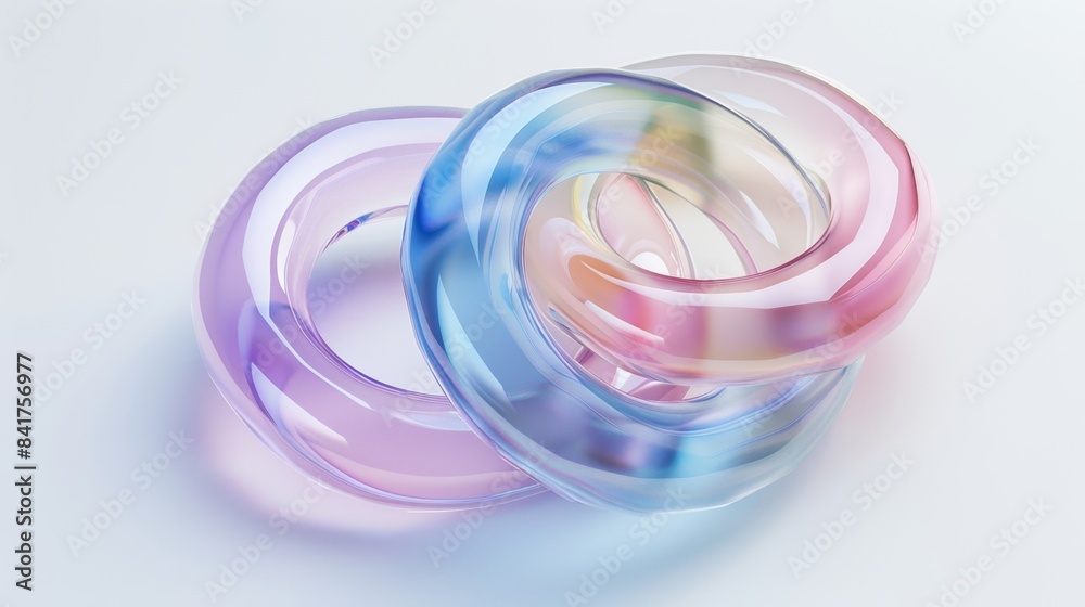 Colorful Interlocking Rings - Generative AI Colorful Interlocking Rings - Generative AI