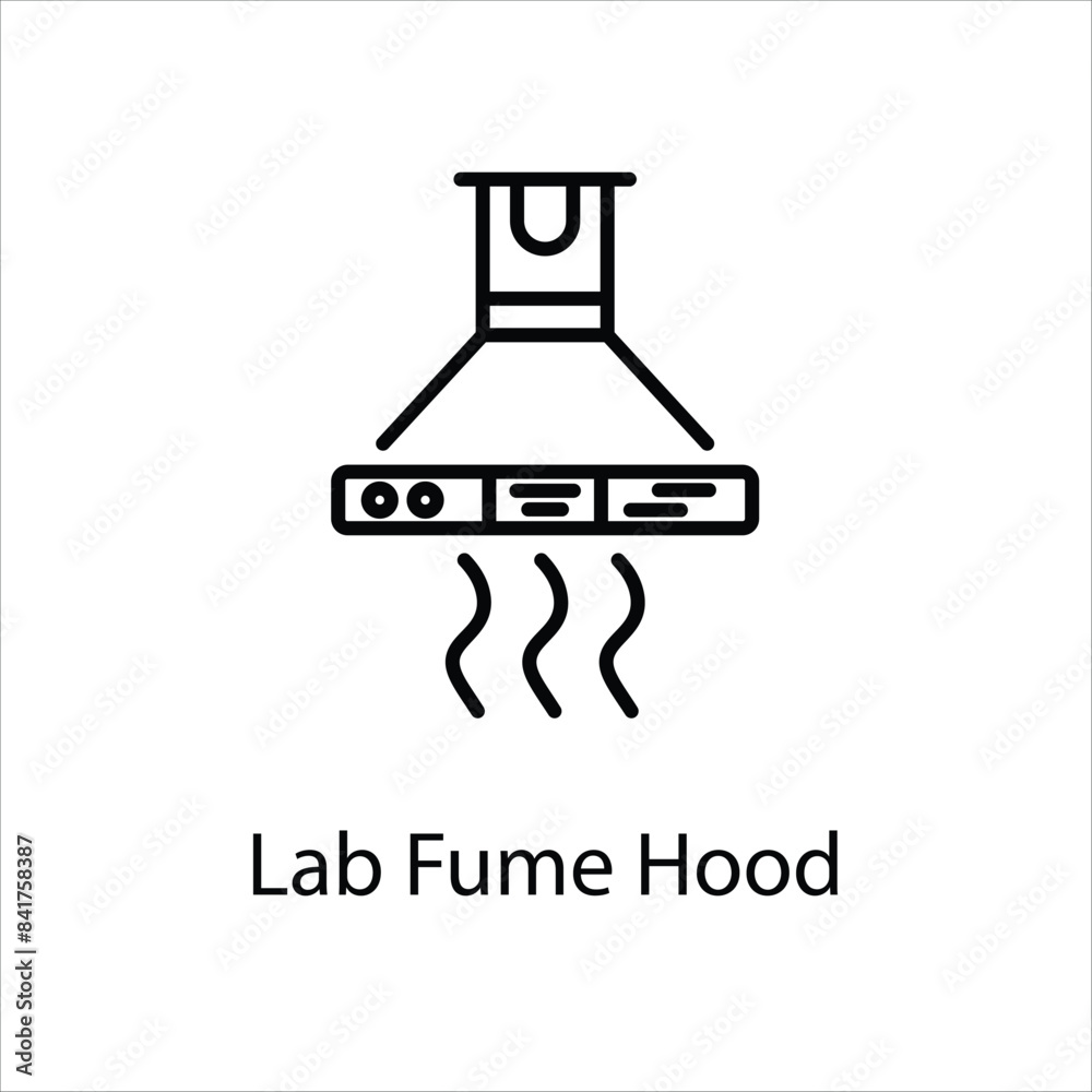 Lab Fume Hood vector icon