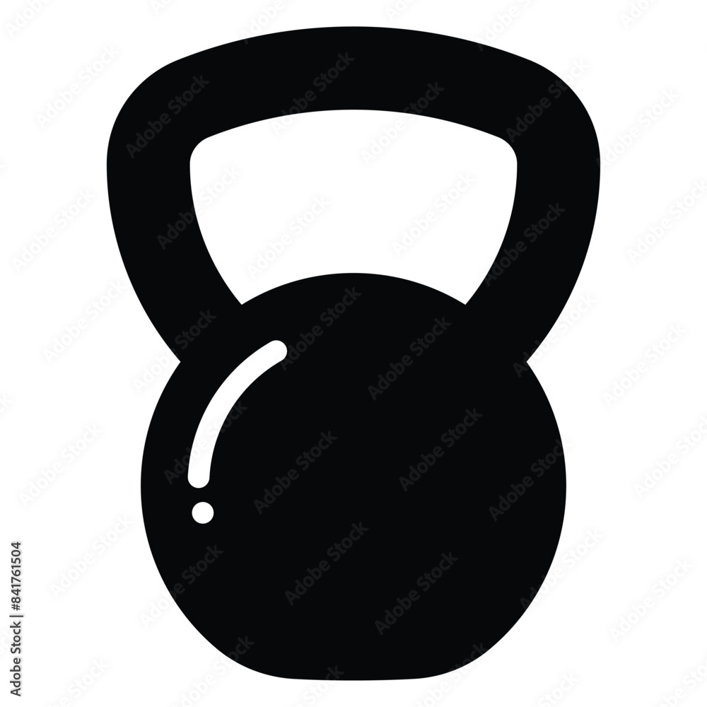 Kettlebell vector icon. Girya weight. Strength training equipment. Gym symbol. Black silhouette. Weight lifting sport sign. Kettlebell vector icon. Girya weight. Strength training equipment. Gym symbol. Black silhouette. Weight lifting sport sign.