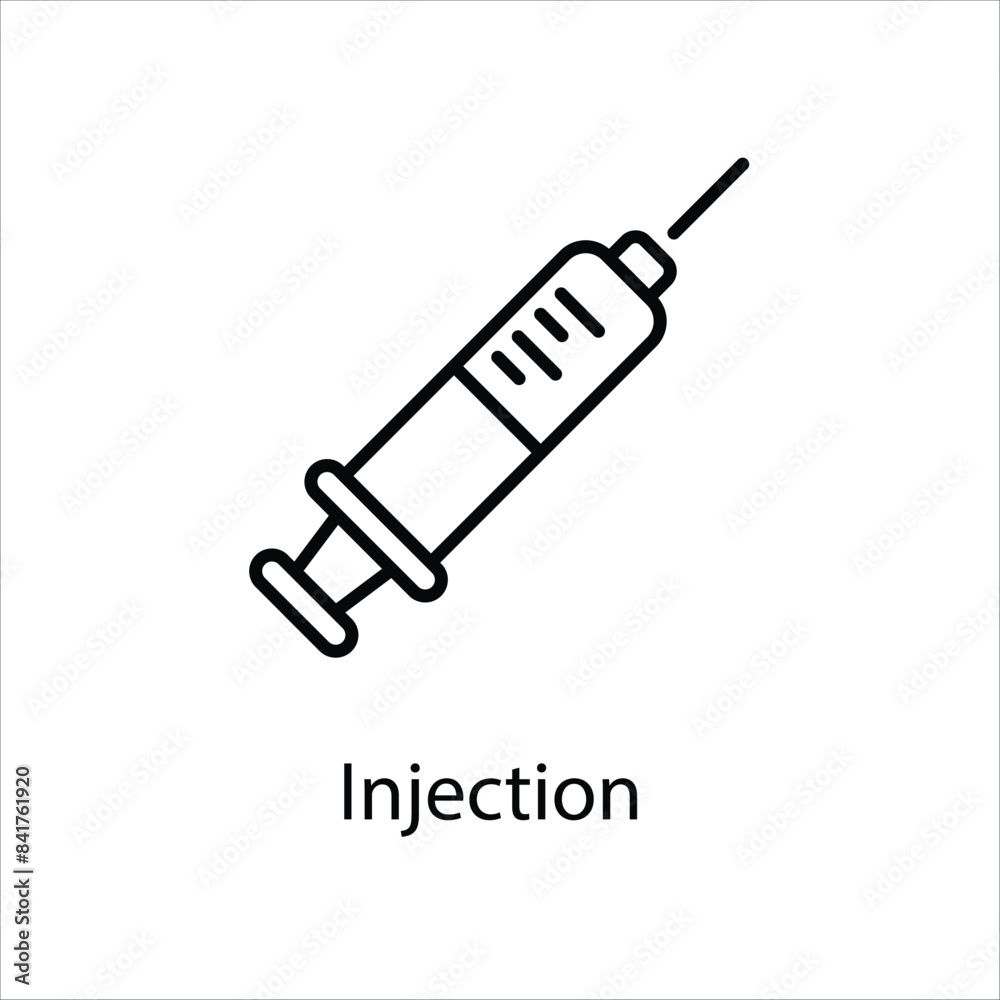 Injection  vector icon