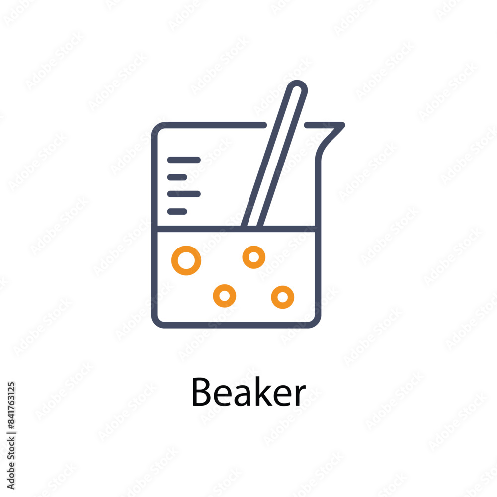 Beaker vector icon Beaker vector icon