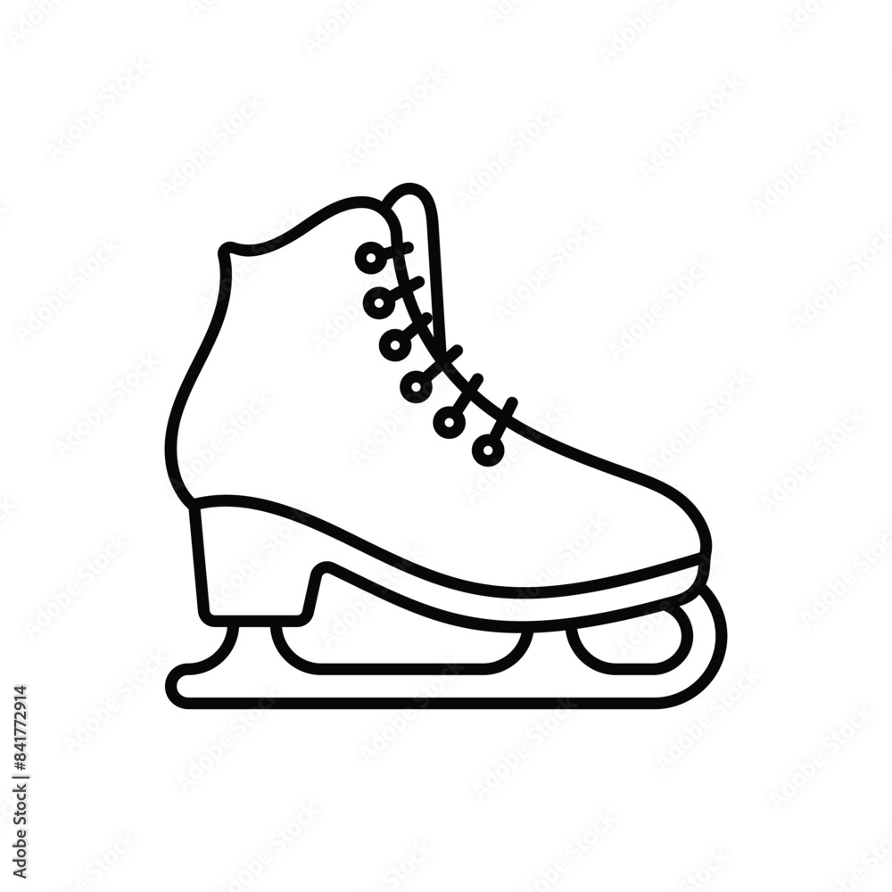 Ice Skate vector icon Ice Skate vector icon