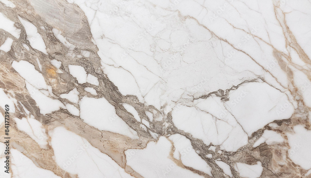 Fototapeta premium White marble stone textured background.