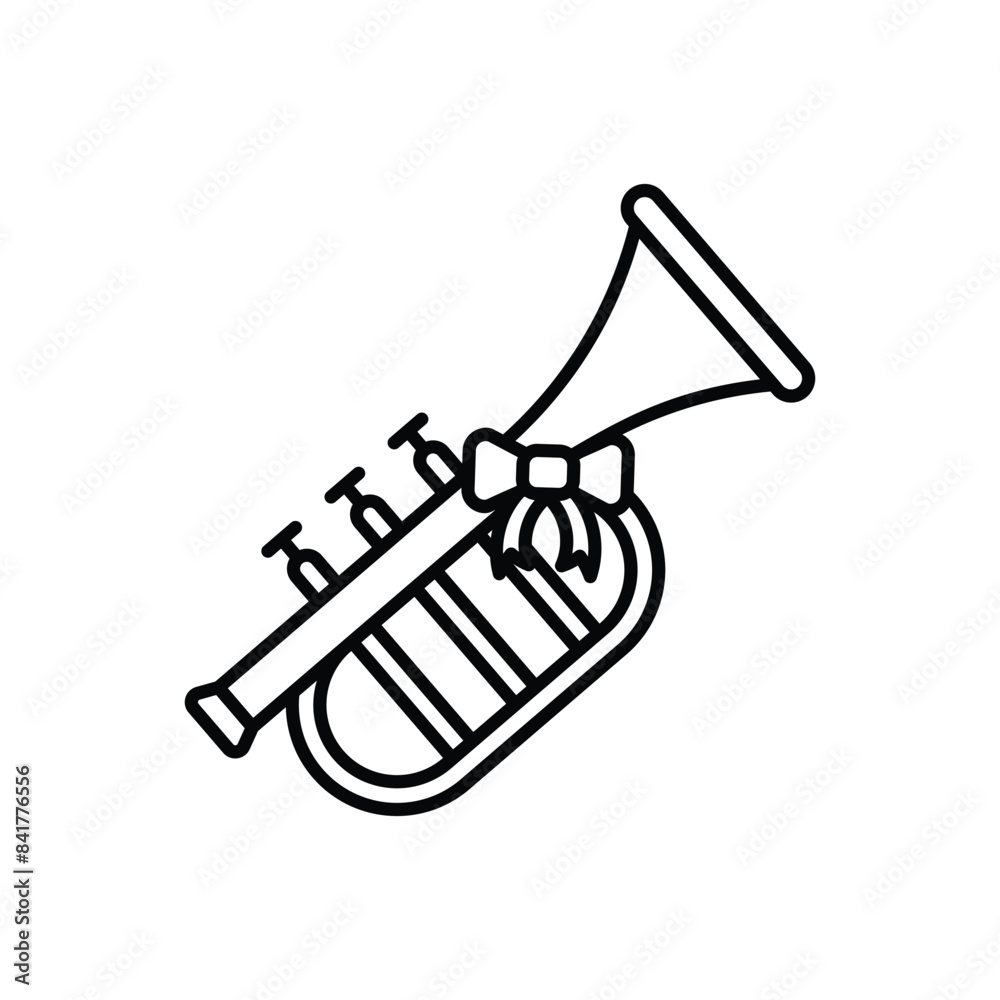 Trumpet vector icon Trumpet vector icon