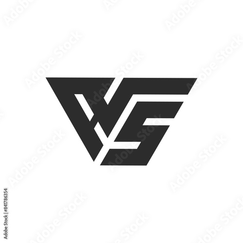 RS letter logo, RS or R S letter alphabet logo
