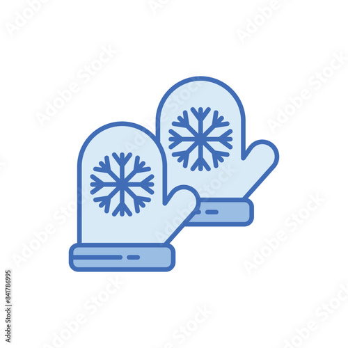 Mitten vector icon